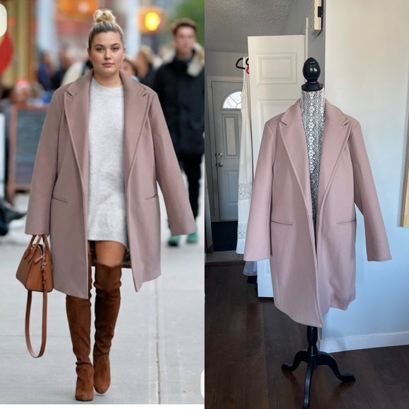 Joe Fresh Jackets & Blazers - NWT 1X Joe Fresh Coat Jacket. Pinkish Maeve. One Button Closure. Pockets.